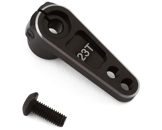 Hot Racing Aluminum 5mm Offset Servo Horn (Black) (HRASH23TH01)