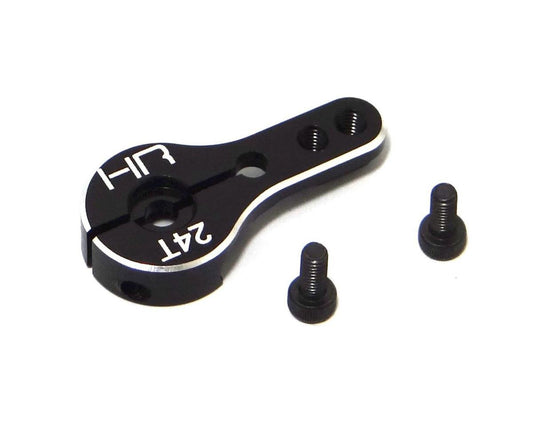 Hot Racing Aluminum Clamping Lock Servo Arm (24T-Hitec) (HRASHM24M01)