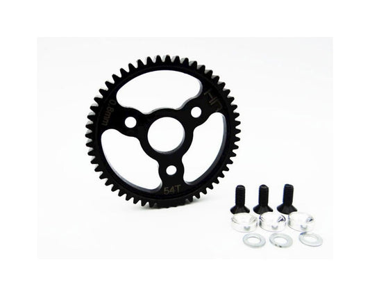 Hot Racing 32P Steel Spur Gear for Traxxas Slash 4x4/Stampede 4x4 (Silver) (54T) (HRASJT254)