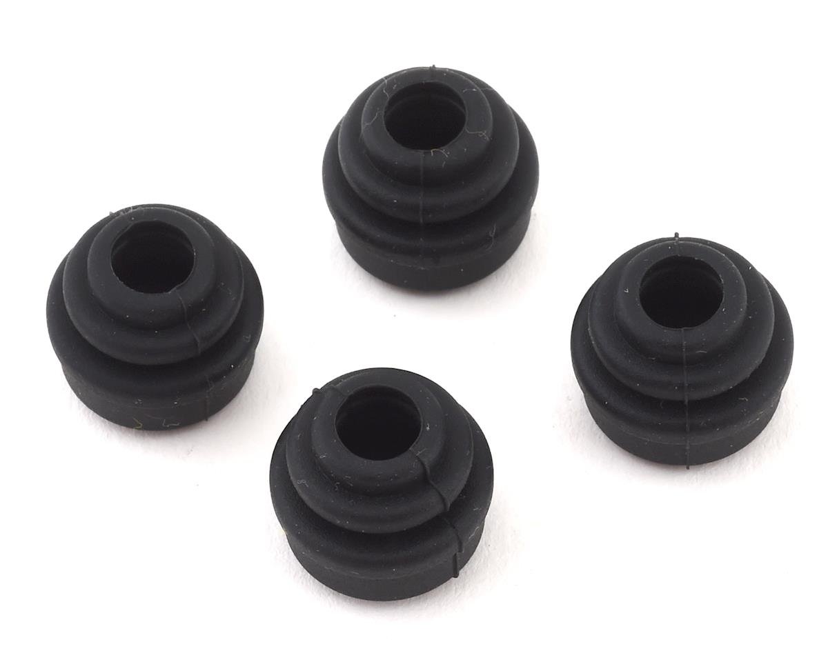 Hot Racing 10mm CV Splined Drive Dust Rubber Boot (4) (HRASLD10R)