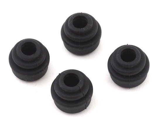 Hot Racing 10mm CV Splined Drive Dust Rubber Boot (4) (HRASLD10R)