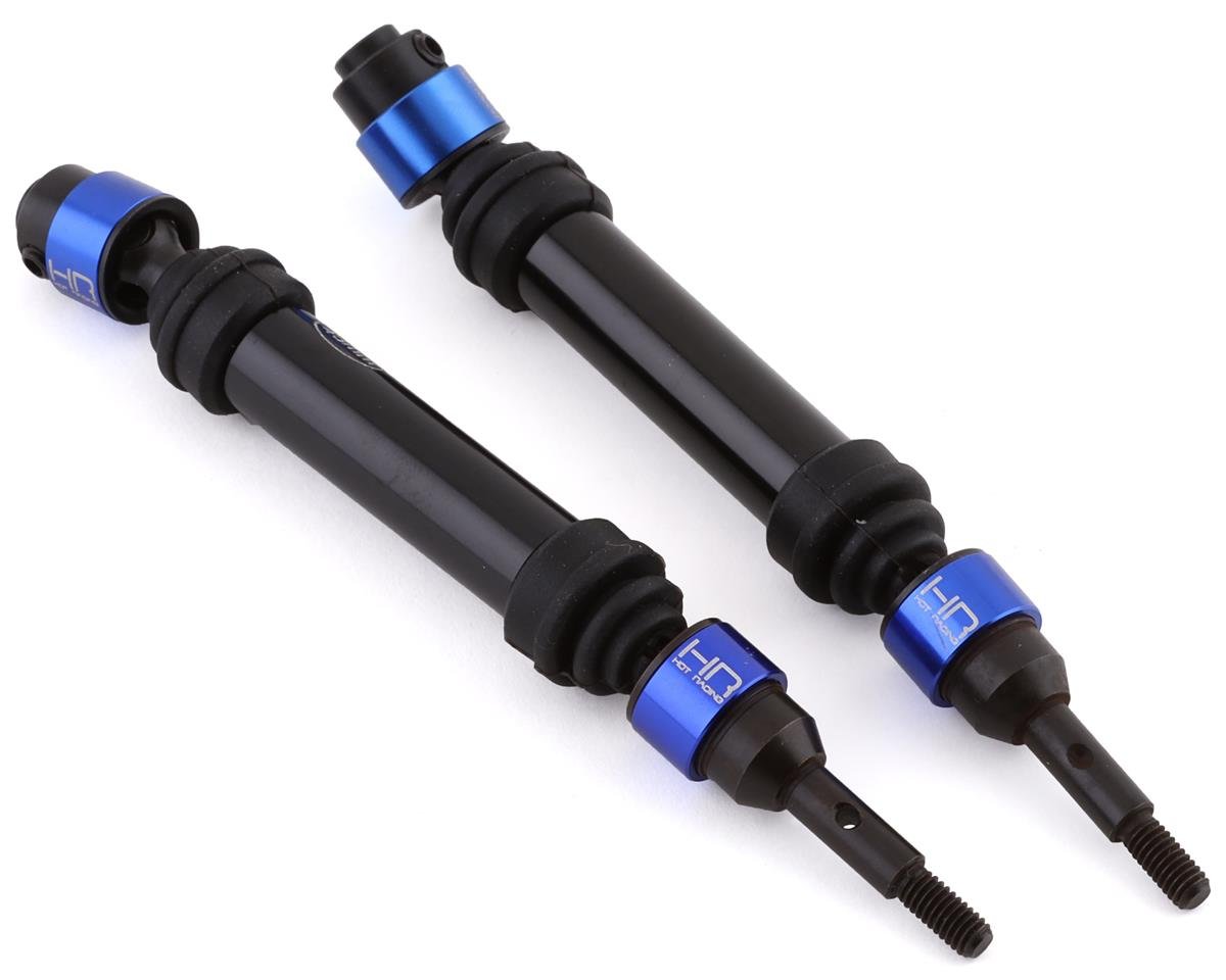 Hot Racing Front Light Weight Metal CV Splined Drive Shaft for Traxxas Slash 4x4 (HRASLF288RCF)