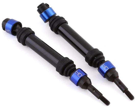 Hot Racing Front Light Weight Metal CV Splined Drive Shaft for Traxxas Slash 4x4 (HRASLF288RCF)