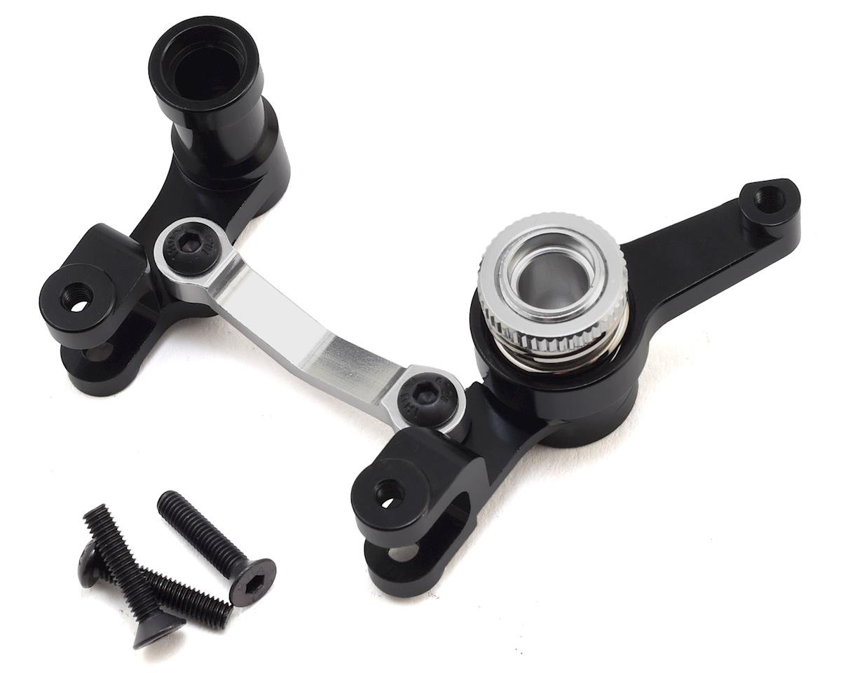 Hot Racing Adjustable Steering Bellcrank & Servo Saver for Traxxas Slash 4x4 (HRASLF4801)