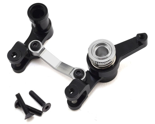 Hot Racing Adjustable Steering Bellcrank & Servo Saver for Traxxas Slash 4x4 (HRASLF4801)