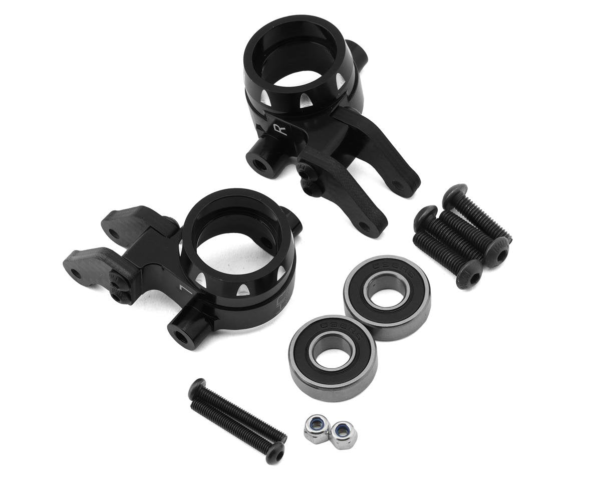 Hot Racing Aluminum Steering Blocks w/HD Bearings for Traxxas Sledge (HRASLG21M01)