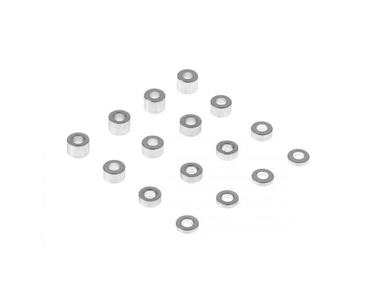 Hot Racing M3 1.5-4.5mm Aluminum Standoff Spacer Set (16) (HRASPC3004)