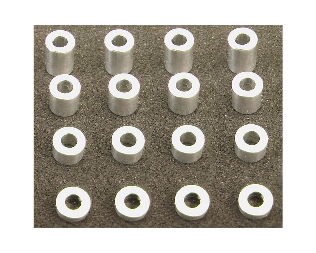 Hot Racing M3 Medium Aluminum Standoff Spacer Set (16) (HRASPC3006)