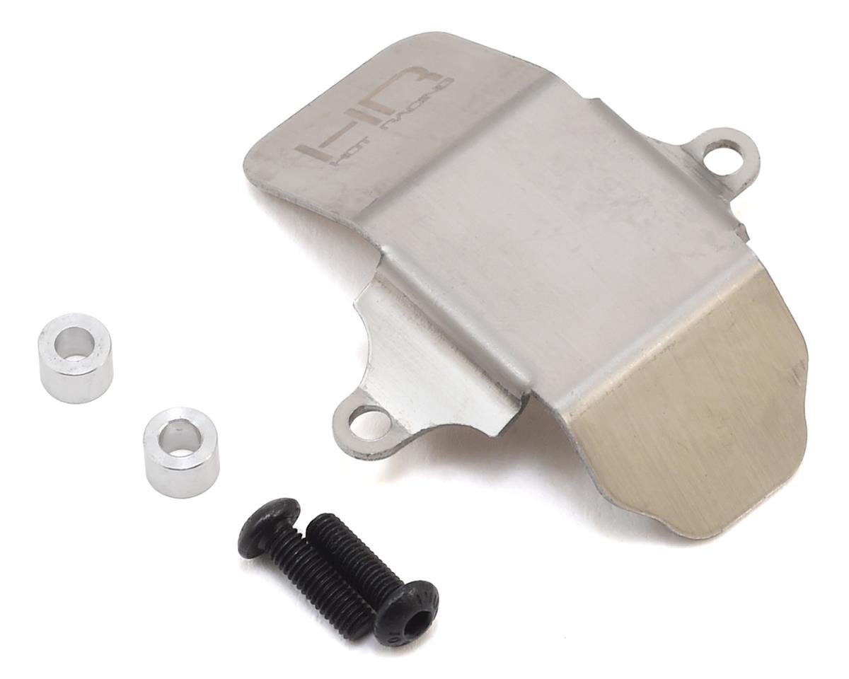 Hot Racing Axial SCX10 II Stainless Armor Skid Plate (Hot Racing Axle Housing) (HRASSCXT331C)