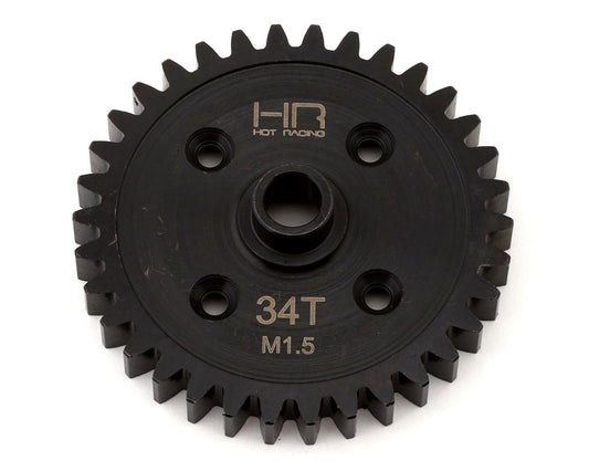 Hot Racing 1.5 Mod Steel Spur Gear for Traxxas Sledge (34T) (HRASSLG34M15)