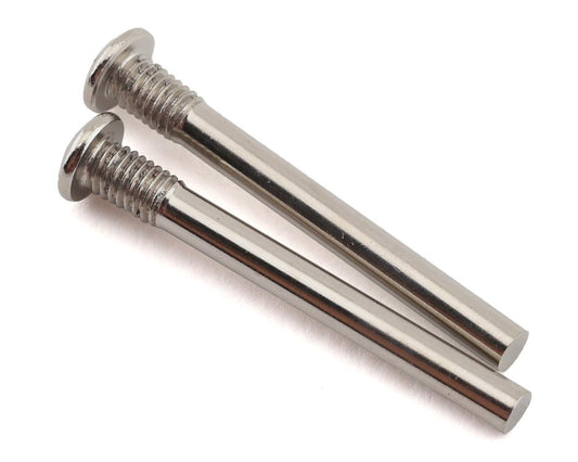 Hot Racing Hardened Chrome Plated Caster Block King Pin Set for Traxxas 2WD (2) (HRASTE04HP)