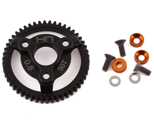 Hot Racing 32P Steel Spur Gear for Traxxas Bandit/Stampede (Orange) (50T) (HRASTE250)