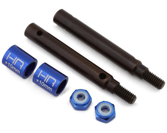 Hot Racing S2 Spring Steel Portal Drive Stub Axles for Traxxas¨ TRX-4ª (+10mm) (HRASTRXF39W10)