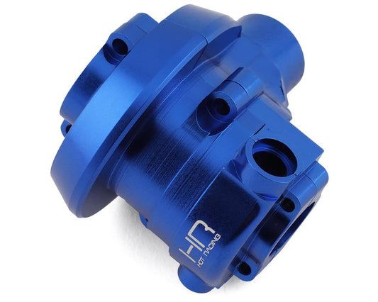 Hot Racing Aluminum Outer Differential Case for Traxxas Summit (Blue) (HRASUM11LH)