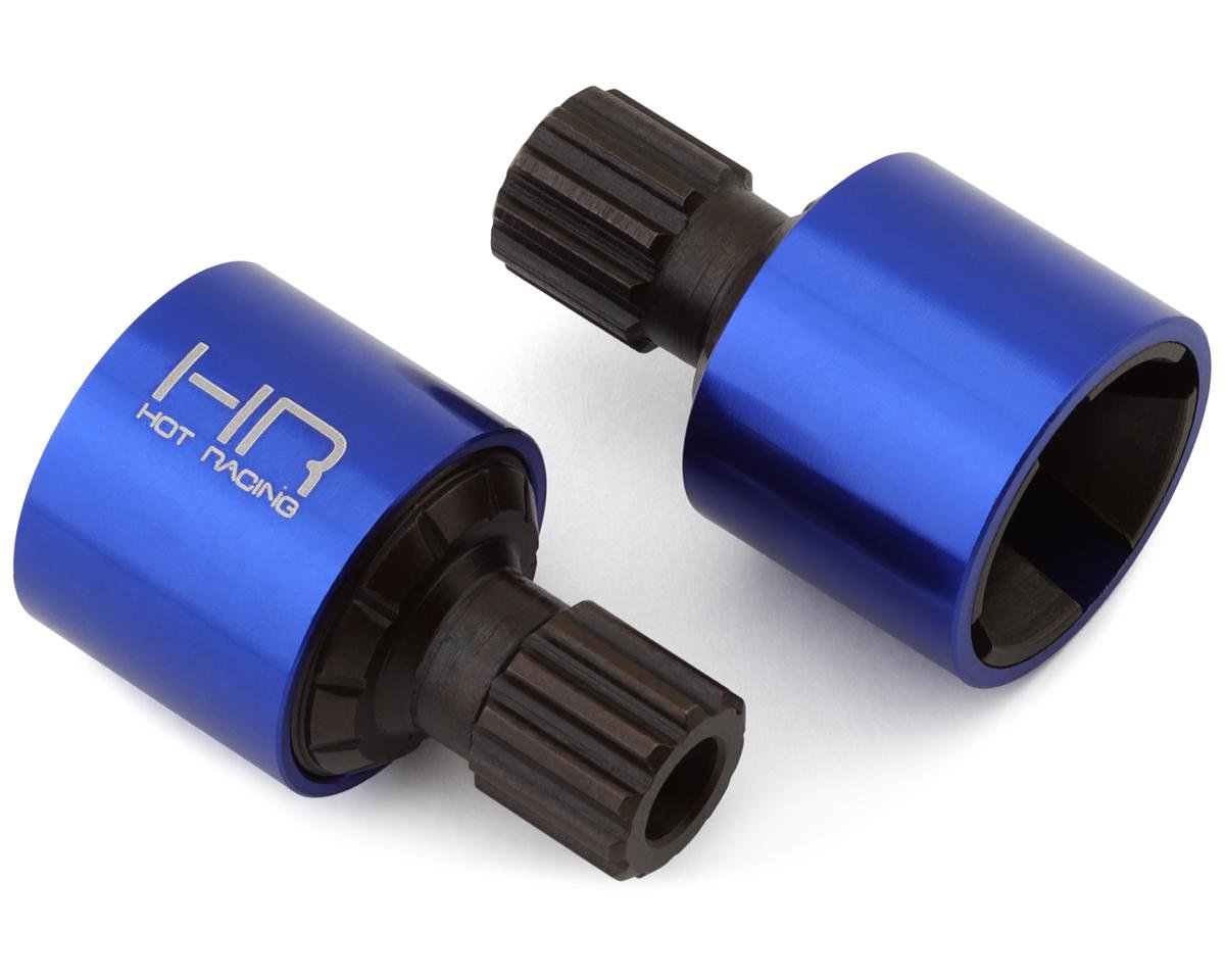 Hot Racing Chrome Steel 4-Slot Drive Cups for Traxxas XRT (2) (HRASXMX37M06)