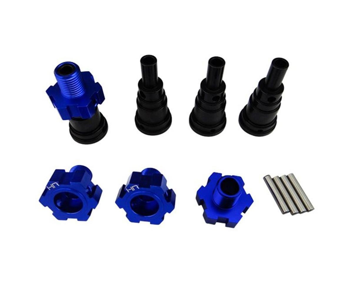 Hot Racing Steel Stub Axle w/24mm Wheel Hexes for Traxxas X-Maxx (4) (HRASXMX39X06)