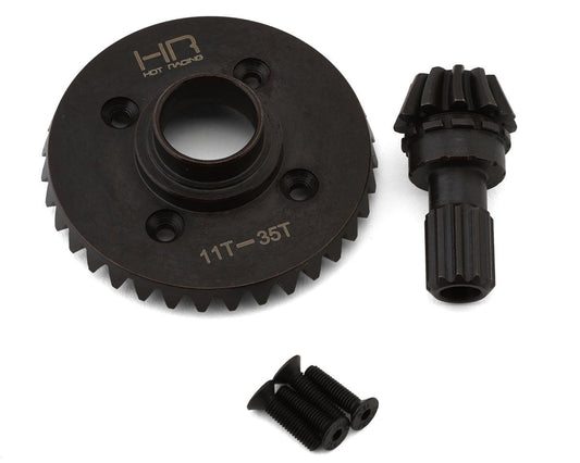 Hot Racing Steel Helical Differential Ring & Pinion Gear for Traxxas X-Max/XRT (HRASXRT93511R)