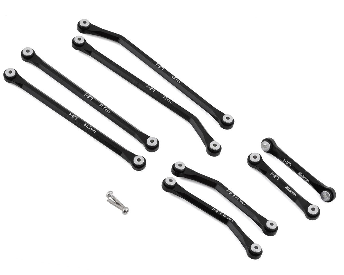Hot Racing Axial SCX24 Aluminum High Clearance 4 Link Set (133.5mm) (HRASXTF133HFA01)