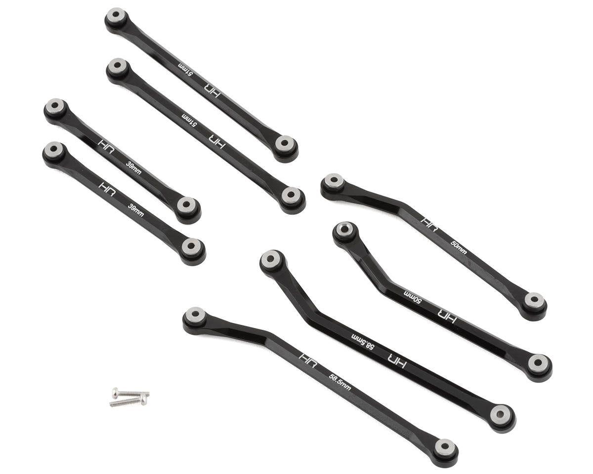 Hot Racing Axial SCX24 Aluminum High Clearance 4 Link Set (133.7mm) (HRASXTF133HFJ01)
