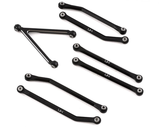 Hot Racing Axial SCX24 Aluminum High Clearance LWB Link Set (133.7mm) (HRASXTF133HJ01)