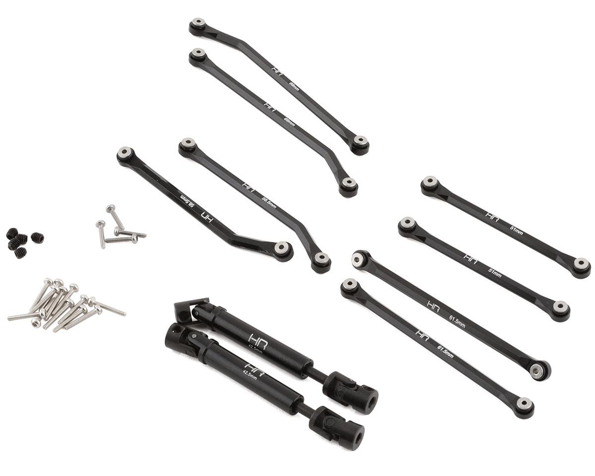 Hot Racing Axial SCX24 Aluminum 8 Link Drive Set (155mm LCG) (HRASXTF133LC)