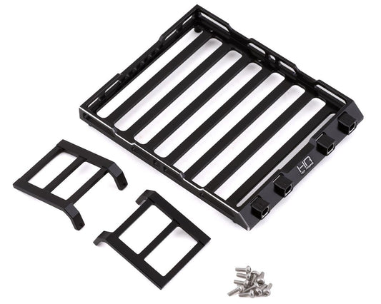 Hot Racing Axial SCX24 Aluminum Roof Rack w/Light Pods (AXI00002V2) (HRASXTF282RR)