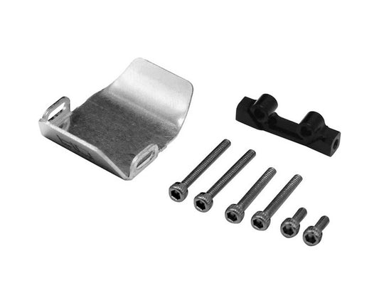 Hot Racing Axial SCX24 Stainless Steel Front/Rear Skid Plate (HRASXTF331CF)