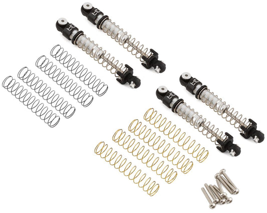 Hot Racing Axial SCX24 Aluminum Threaded Long Travel Oil Shocks (4) (HRASXTF428LTX)