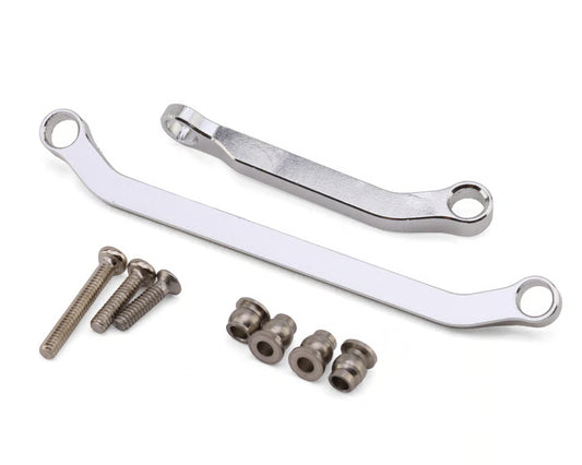 HOT RACING - Axial SCX30 Aluminum Steering Links Set (Silver) (HRASXTY4908)