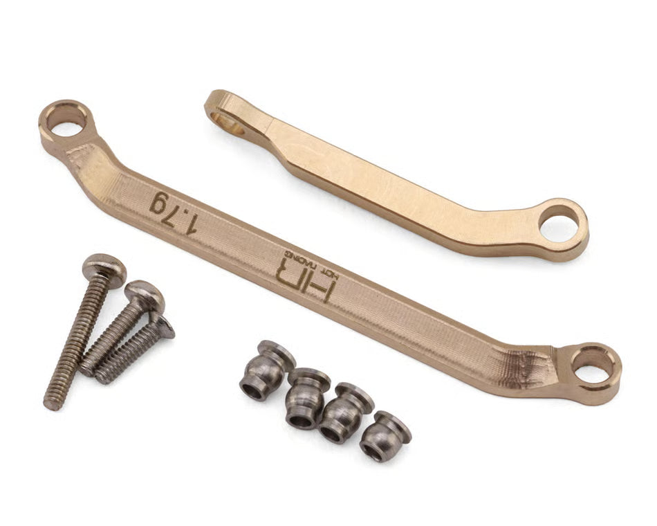 HOT RACING - Axial SCX30 Brass Steering Link Set (1.7g) (HRASXTY49H)