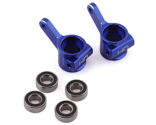 Hot Racing Aluminum Front Knuckle Set for Traxxas 2WD (Blue) (HRATE21X06)