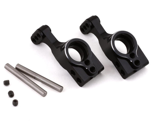 Hot Racing Pro Rear Axle Carriers for Traxxas 2WD (Black) (HRATE22N01)