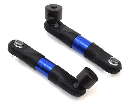 Hot Racing Sway Bar Push Rod for Traxxas Slash (Blue) (2) (HRATE311PR)