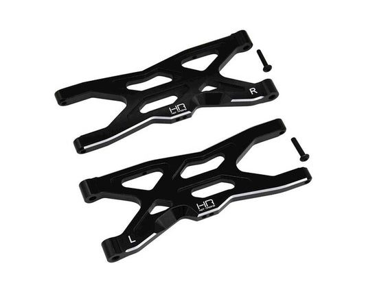 Hot Racing Arrma 4S BLX Aluminum Front Lower Suspension Arm Set (Black) (2) (HRATFF5501)