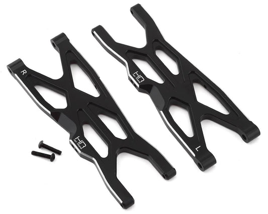 Hot Racing Arrma 4S BLX Aluminum Rear Lower Suspension Arm Set (Black) (2) (HRATFF5601)