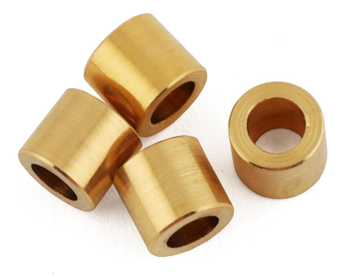 Hot Racing King Pin Brass Flange Bushing for Traxxas 4-Tec 2.0 (4) (HRATRF04P)
