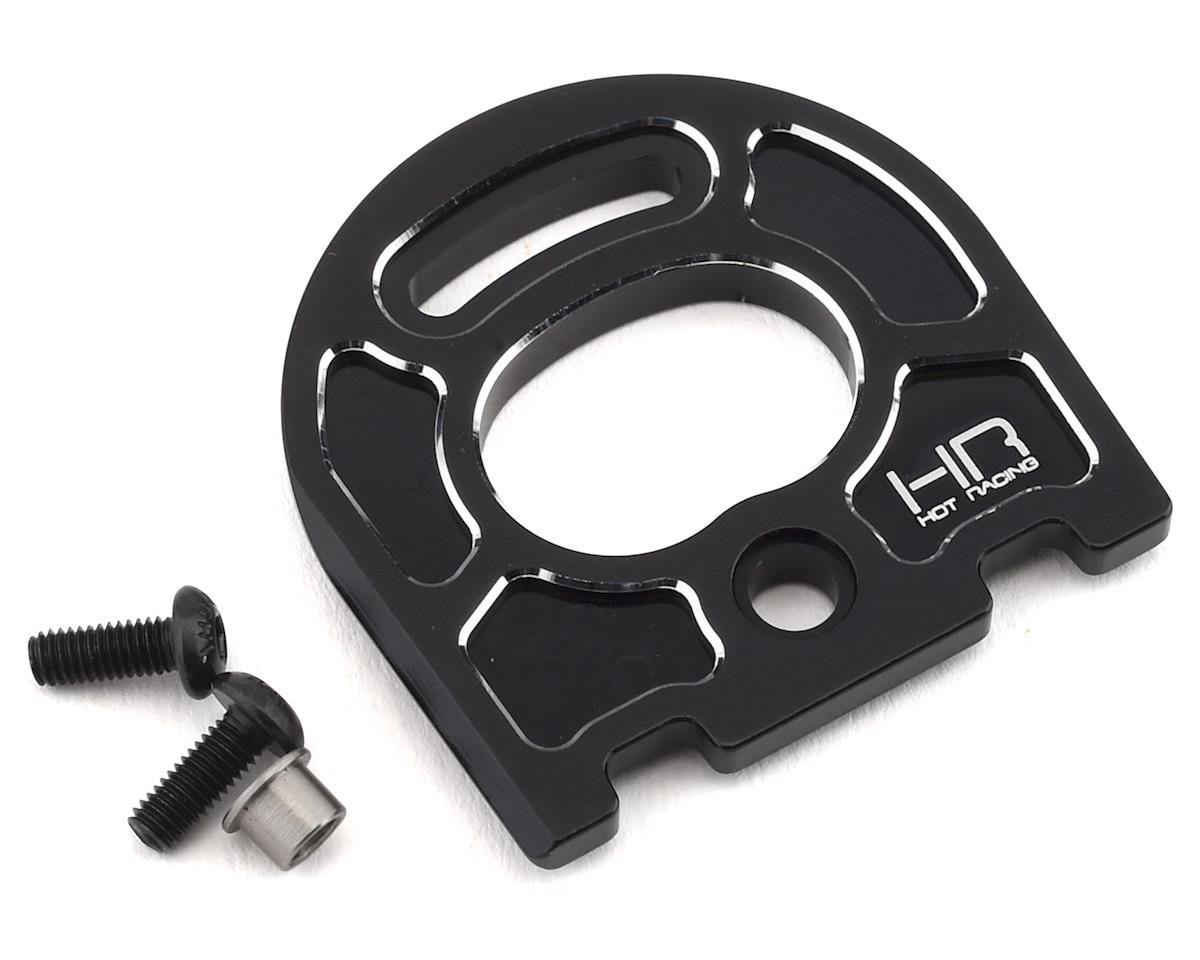 Hot Racing Aluminum Motor Mount for Traxxas 4-Tec 2.0 (Black) (HRATRF18A01)