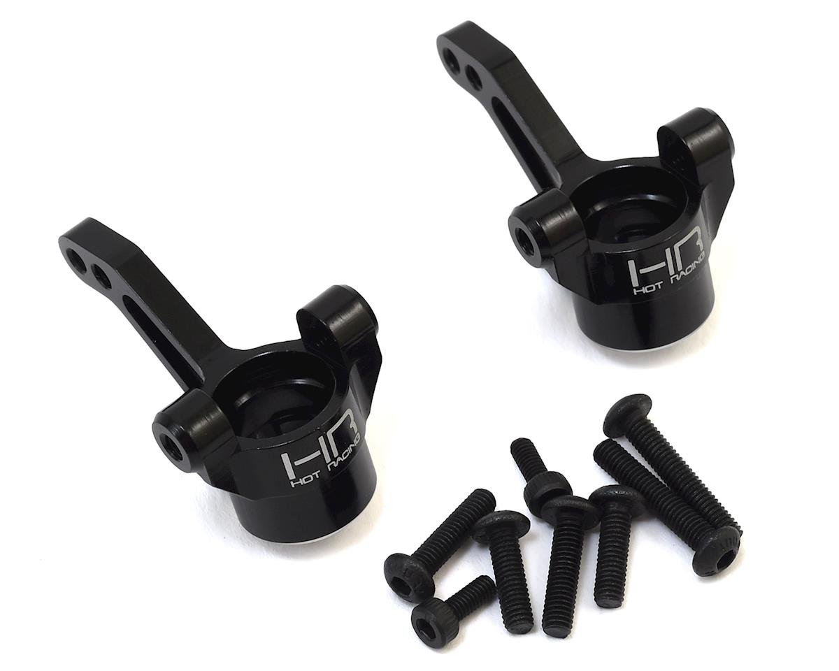 Hot Racing Aluminum Steering Block for Traxxas 4-Tec 2.0 (Black) (2) (HRATRF2101)