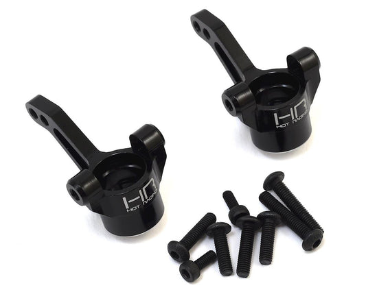 Hot Racing Aluminum Steering Block for Traxxas 4-Tec 2.0 (Black) (2) (HRATRF2101)