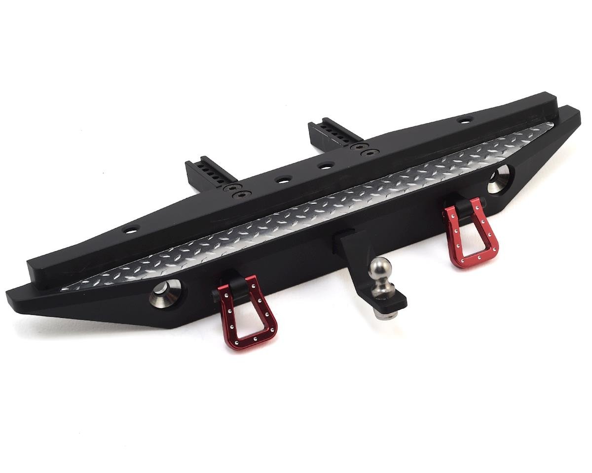 Hot Racing Aluminum Diamond Rear Bumper for Traxxas TRX-4 (HRATRXF03ERP01)