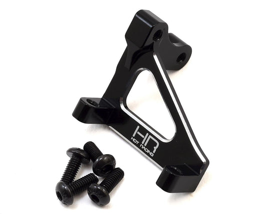 Hot Racing Aluminum 2 Speed Servo Mount for Traxxas TRX-4 (Black) (HRATRXF24M01)