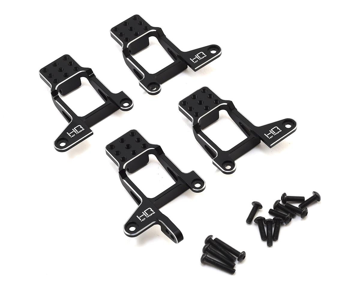 Hot Racing Aluminum Shock Tower Hoops for Traxxas TRX-4 (Black) (HRATRXF28M01)