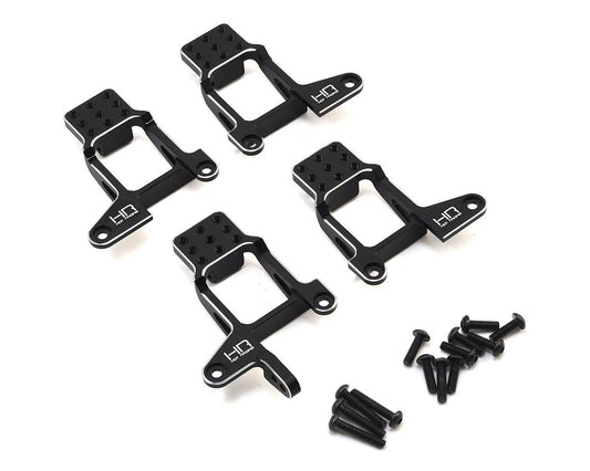 Hot Racing Aluminum Shock Tower Hoops for Traxxas TRX-4 (Black) (HRATRXF28M01)