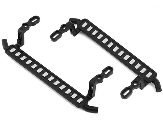 Hot Racing Aluminum ICE Cube Style Rock Sliders for Traxxas TRX-4 (Black) (2) (HRATRXF33FC01)