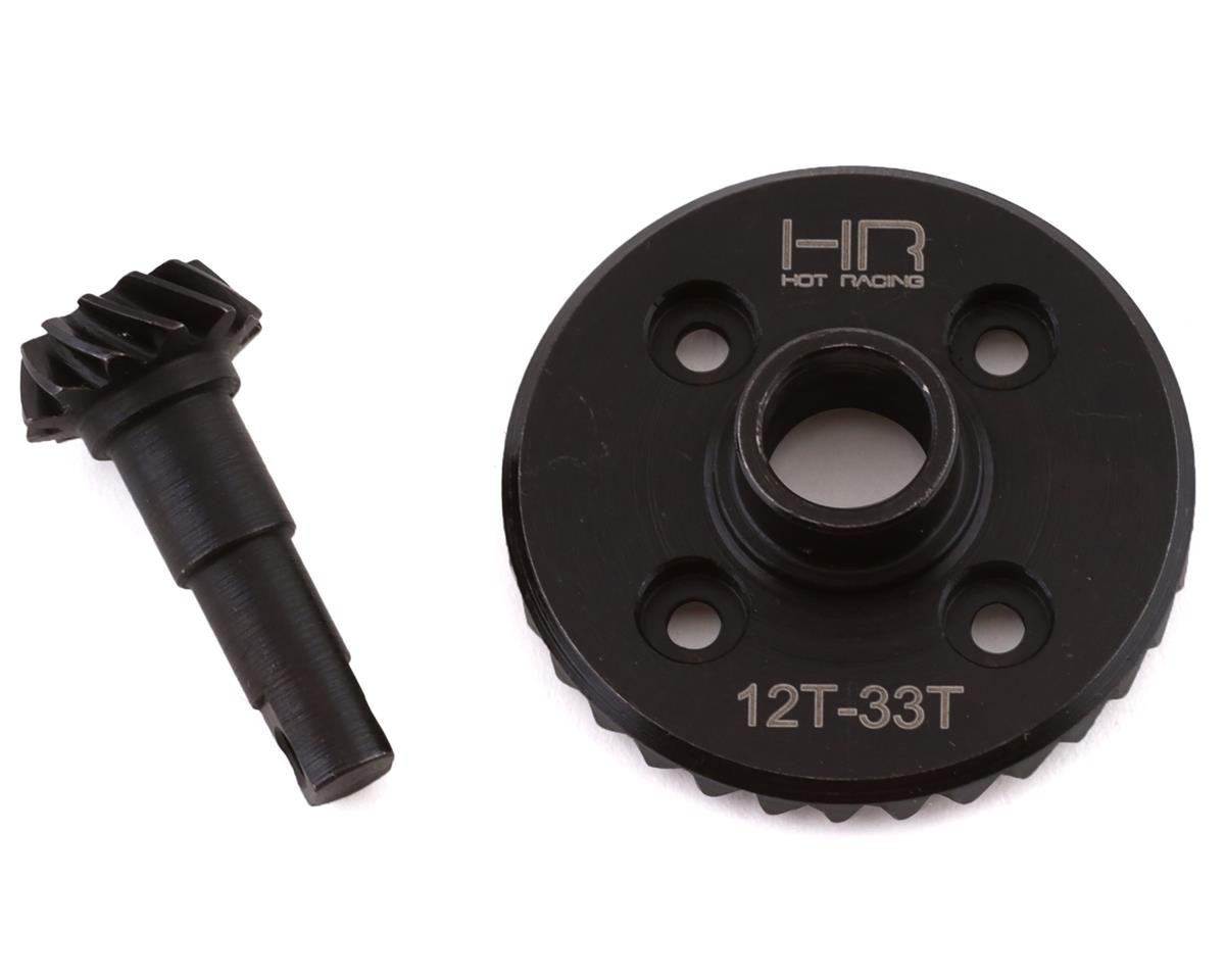 Hot Racing Steel Helical Overdrive Differential Ring/Pinion Gear (HRATRXF9312)