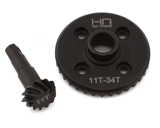 Hot Racing Steel Helical Differential Ring & Pinion Gears for Traxxas TRX-4 (HRATRXF9411)