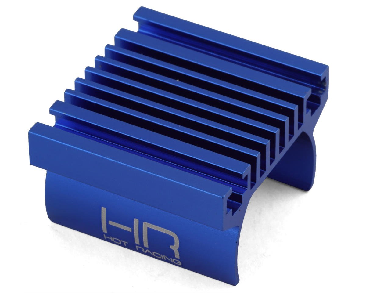 Hot Racing 180 Aluminum Motor Heat Sink for Traxxas TRX-4M (Blue) (HRATRXM180H06)