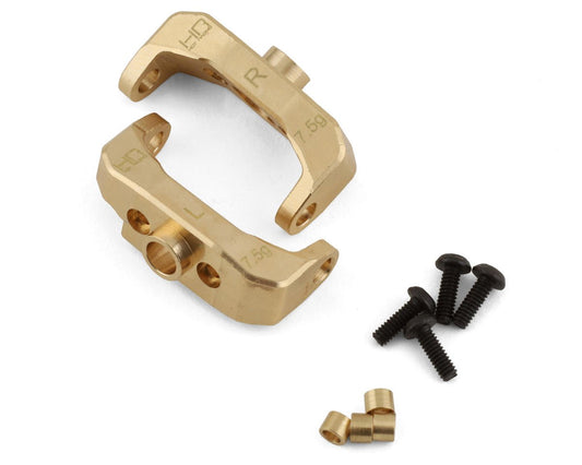 Hot Racing Brass C-Hubs for Traxxas TRX-4M (2) (7.5g) (HRATRXM19H)