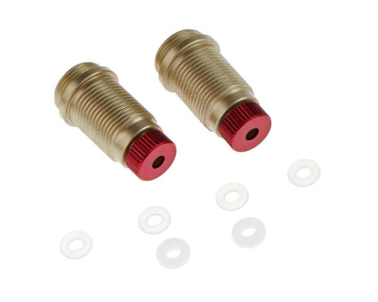 Hot Racing Hard Anodized Shock Body for Traxxas 1/16 (Red) (HRAVXS15502)