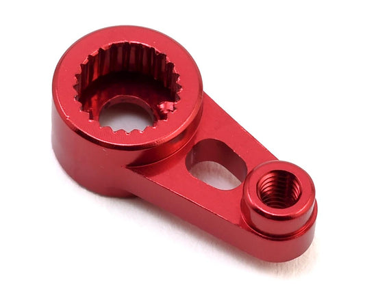 Hot Racing Aluminum Servo Horn for Traxxas 1/16 (Red) (Hitec) (HRAVXS24SH02)